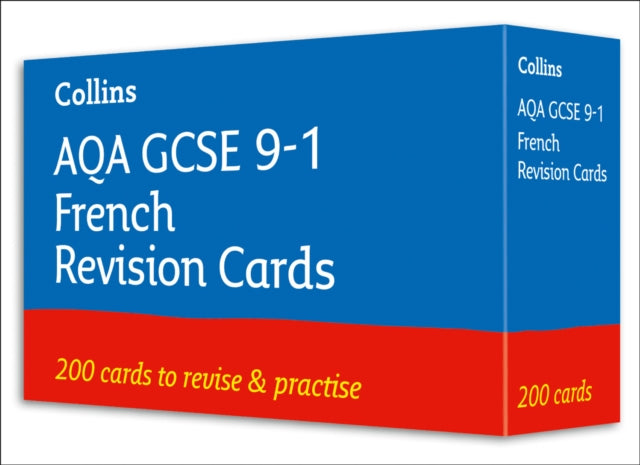Book cover of: AQA GCSE 9-1 French Vocabulary Revision Cards. By: Collins Collins GCSE
