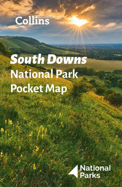 Book cover of: South Downs National Park Pocket Map. By: National Parks UK