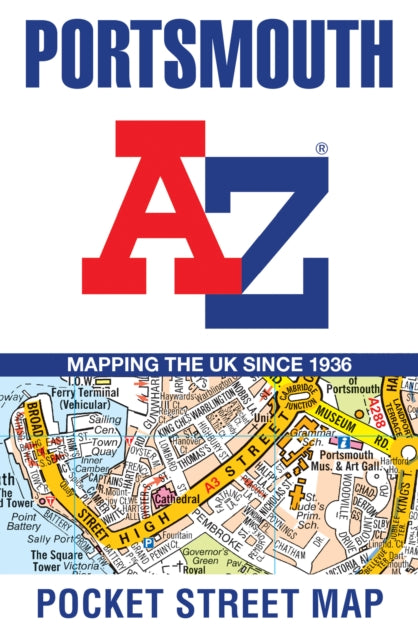 Book cover of: Portsmouth A-Z Pocket Street Map. By: A-Z maps