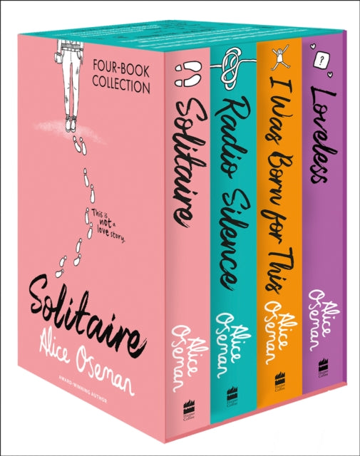 Alice Oseman Four-Book Collection Box Set (Solitaire, Radio Silence, I Was Born For This, Loveless) 9780008507992 Alice Oseman