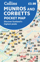 Book cover of: Munros and Corbetts Pocket Map