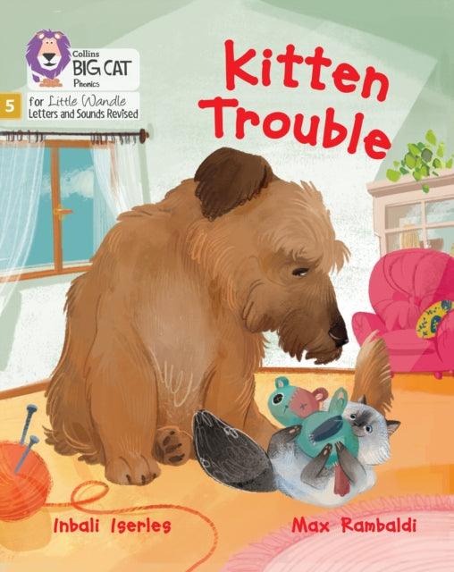 Book cover of: Kitten Trouble. By: Collins Big Cat