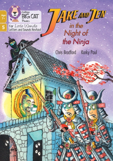 Book cover of: Jake and Jen in the Night of the Ninja. By: Collins Big Cat