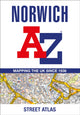 Book cover of: Norwich A-Z Street Atlas. By: A-Z maps