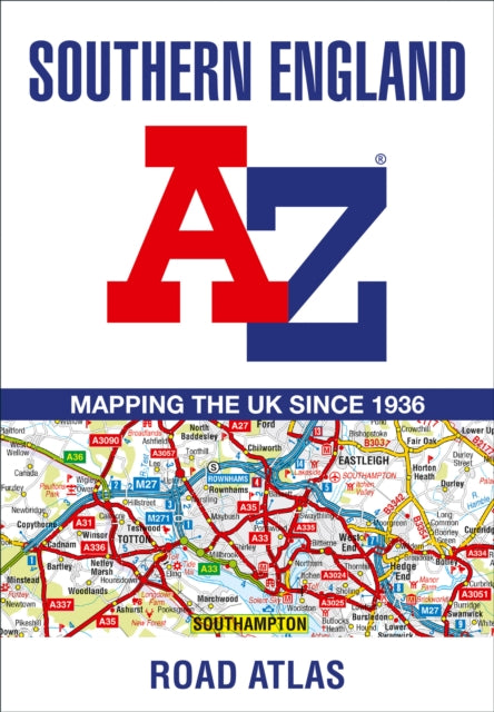 Book cover of: Southern England A-Z Road Atlas. By: A-Z Maps