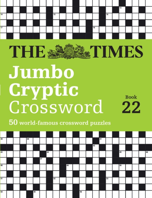Book cover of: Times Jumbo Cryptic Crossword Book 22. By: The Times Mind Games