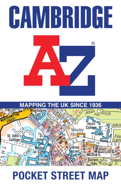 Book cover of: Cambridge A-Z Pocket Street Map. By: A-Z Maps