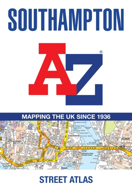 Southampton A-Z Street Atlas, Accurate Street Map for Easy Navigation 9780008730888 A-Z Maps