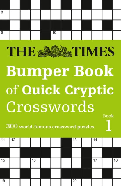 Book cover of: Times Bumper Book of Quick Cryptic Crosswords book 1