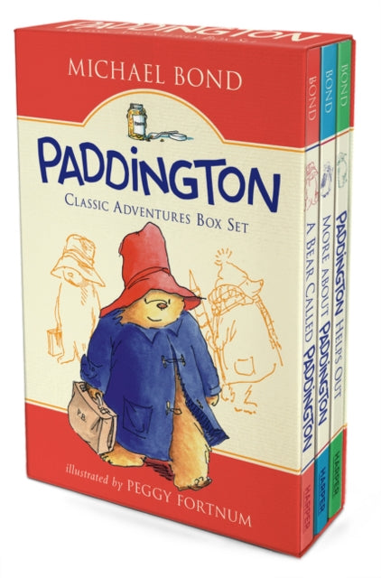 Book cover of: Paddington Classic Adventures Box Set. By: Michael Bond