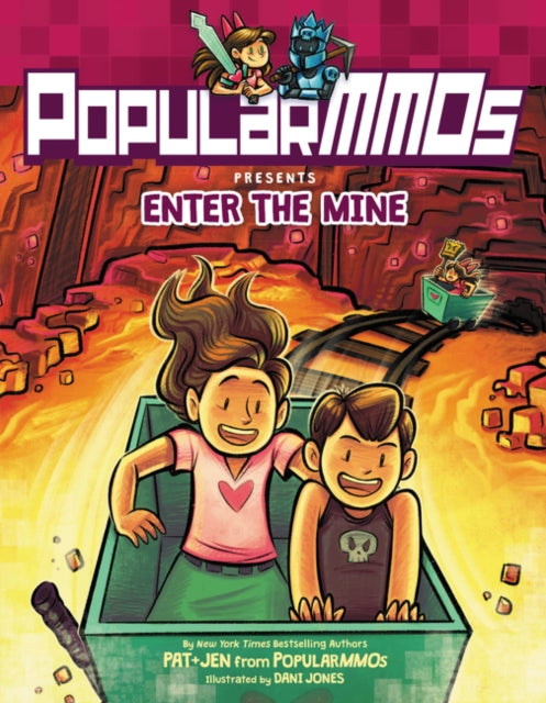 Book cover of: PopularMMOs Presents Enter the Mine. By: PopularMMOs