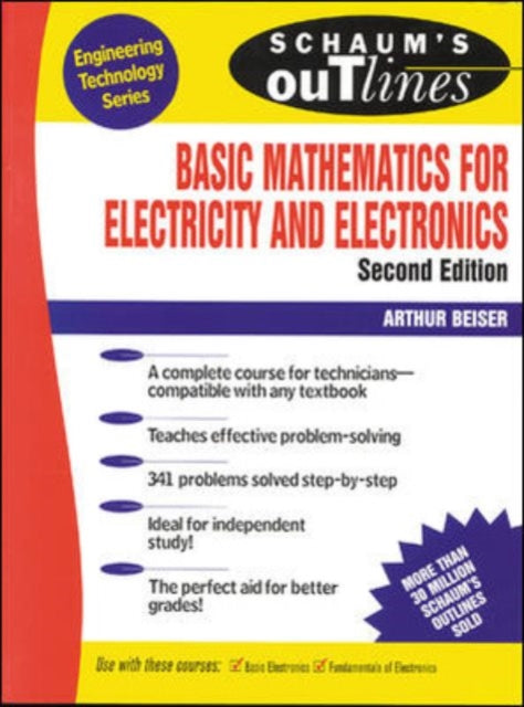 Book cover of: Schaum's Outline of Basic Mathematics for Electricity and Electronics