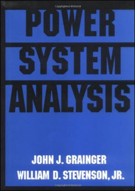 Book cover of: Power System Analysis