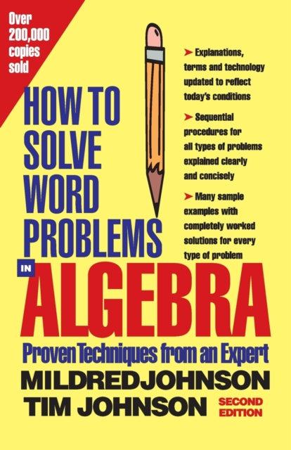 Book cover of: How to Solve Word Problems in Algebra