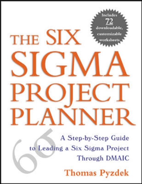 Book cover of: Six Sigma Project Planner