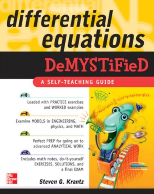Book cover of: Differential Equations Demystified. By: Steven G. Krantz