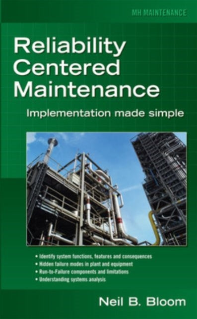 Book cover of: Reliability Centered Maintenance (RCM)