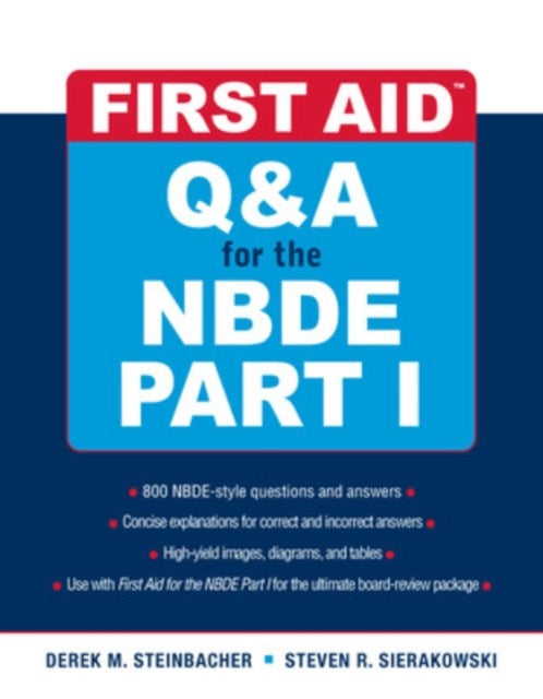 Book cover of: First Aid Q&A for the NBDE Part I
