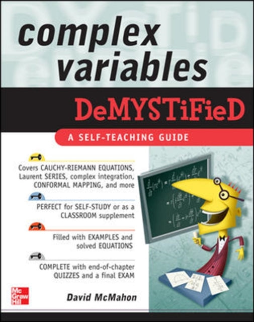 Book cover of: Complex Variables Demystified. By: David McMahon