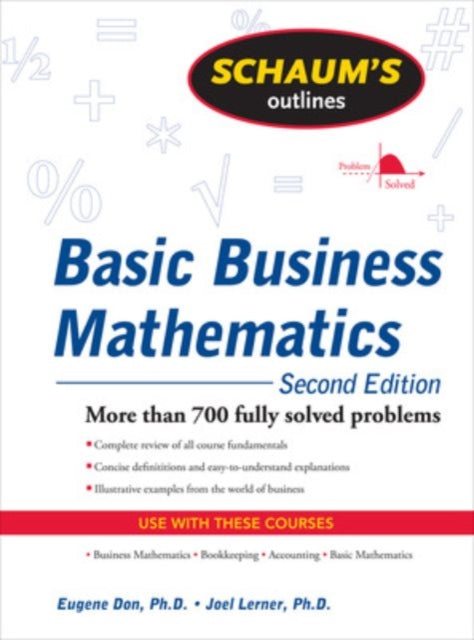 Book cover of: Schaum's Outline of Basic Business Mathematics, 2ed