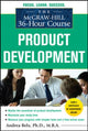 Book cover of: McGraw-Hill 36-Hour Course Product Development. By: Andrea Belz