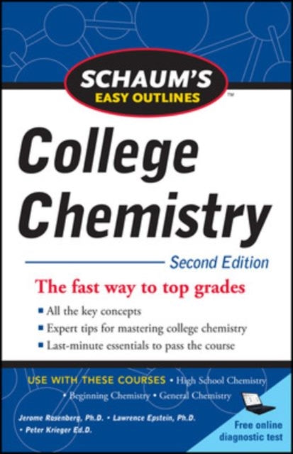 Book cover of: Schaum's Easy Outlines of College Chemistry, Second Edition