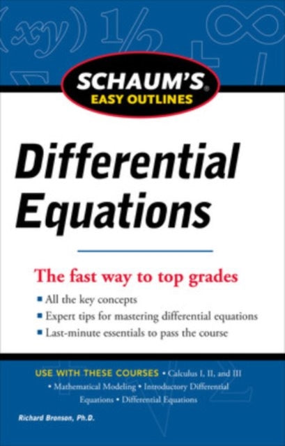 Book cover of: Schaum's Easy Outline of Differential Equations, Revised Edition