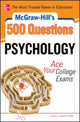 Book cover of: McGraw-Hill's 500 Psychology Questions: Ace Your College Exams