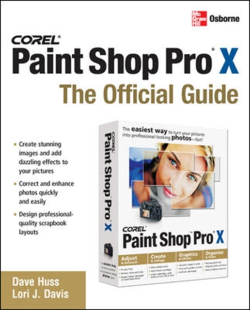 Book cover of: Corel Paint Shop Pro X: The Official Guide. By: David Huss