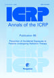 Book cover of: ICRP Publication 86. By: ICRP