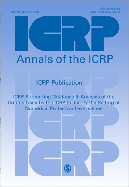 Book cover of: ICRP Supporting Guidance 5. By: ICRP
