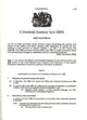 Book cover of: Criminal Justice Act 2003