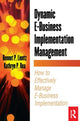 Book cover of: Dynamic E-Business Implementation Management. By: Bennet P. Lientz