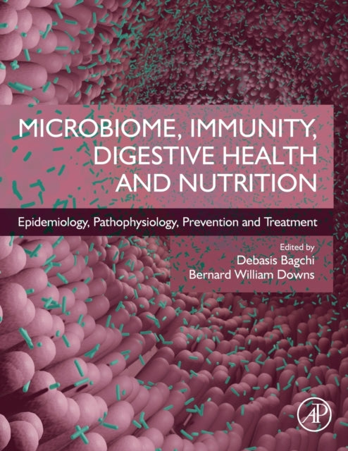 Book cover of: Microbiome, Immunity, Digestive Health and Nutrition. By: Debasis Bagchi