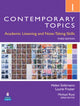 Book cover of: CONTEMPORARY TOPICS 1      3/E STBK                 235570. By: Helen Solórzano