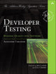Book cover of: AGILE TESTINGA PRACTICAL GUIDE FOR TESTE. By: CRISPIN, LISA