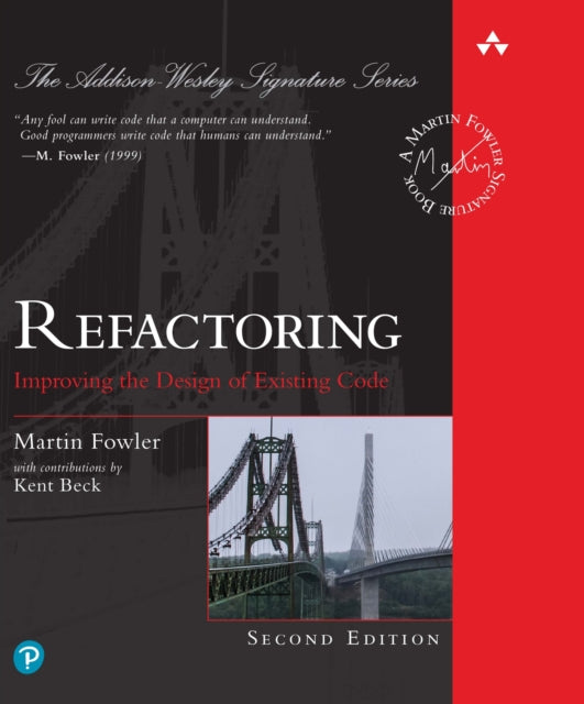 Book cover of: Refactoring. By: FOWLER, MARTIN