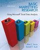 Book cover of: Basic Marketing Research with Excel. By: Alvin C. Burns