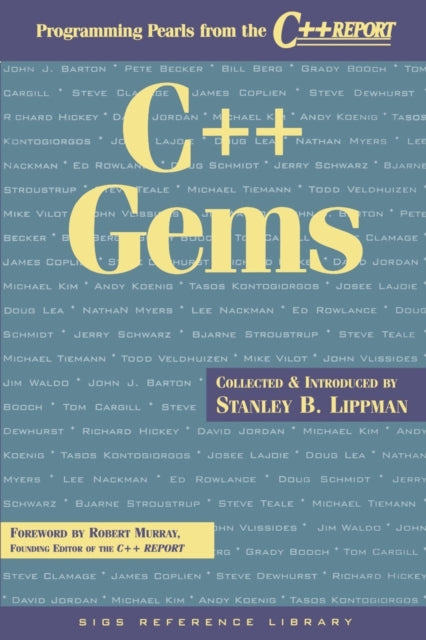 Book cover of: C++ Gems. By: Stanley B. Lippman