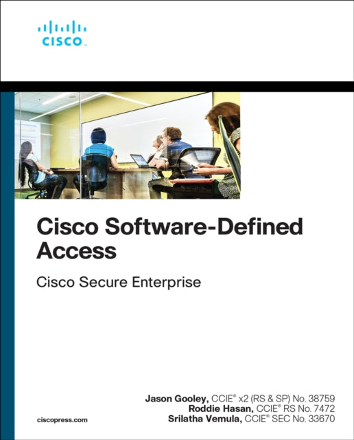 Book cover of: Cisco Software-Defined Access. By: VEMULA SRILATHA