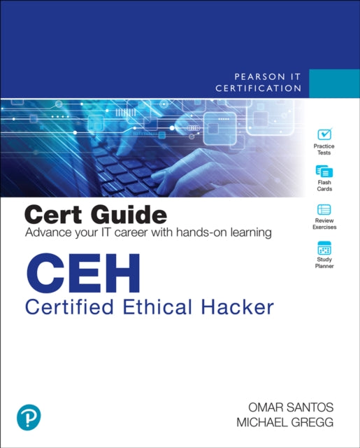 Book cover of: CEH Certified Ethical Hacker Cert Guide. By: SANTOS, OMAR