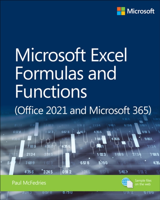 Book cover of: Microsoft Excel Formulas and Functions (Office 2021 and Microsoft 365). By: Paul McFedries