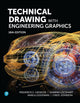 Book cover of: Technical Drawing with Engineering Graphics. By: FREDERICK E. GIESECK