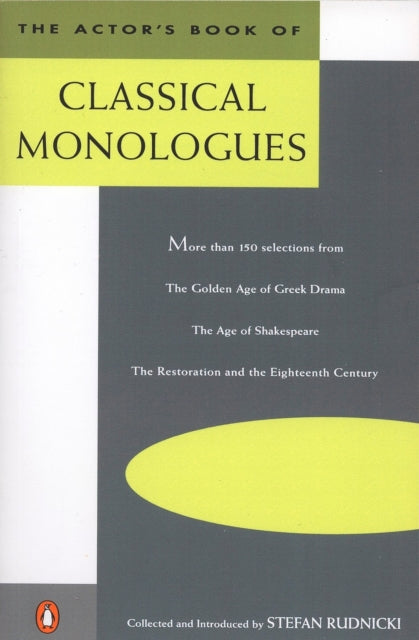Book cover of: Actor's Book of Classical Monologues. By: Various