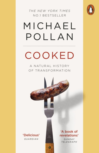 Book cover of: Cooked. By: Michael Pollan