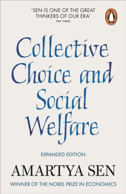 Book cover of: Collective Choice and Social Welfare. By: Amartya Sen