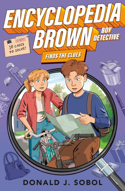 Book cover of: Encyclopedia Brown Finds the Clues. By: Donald J. Sobol