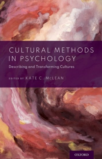 Book cover of: Cultural Methods in Psychology. By: Kate C. McLean