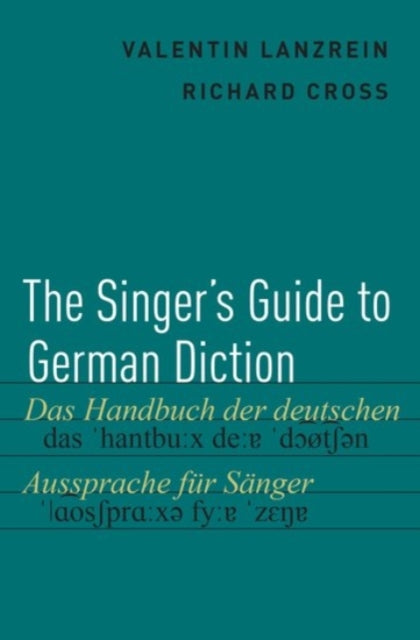 Book cover of: Singer's Guide to German Diction. By: Valentin Lanzrein