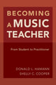 Book cover of: Becoming a Music Teacher. By: Donald L. Hamann